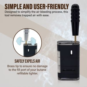 Butane Lighter Air Bleed Tool