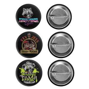 Trash Panda Button Collection