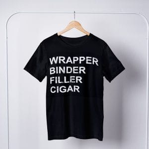 Wrapper Binder Filler Cigar T-Shirt